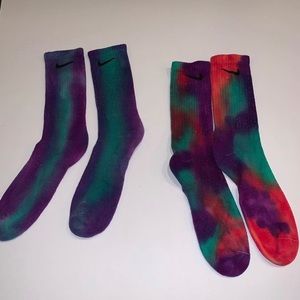 Nike 8-12 men’s socks tie dye